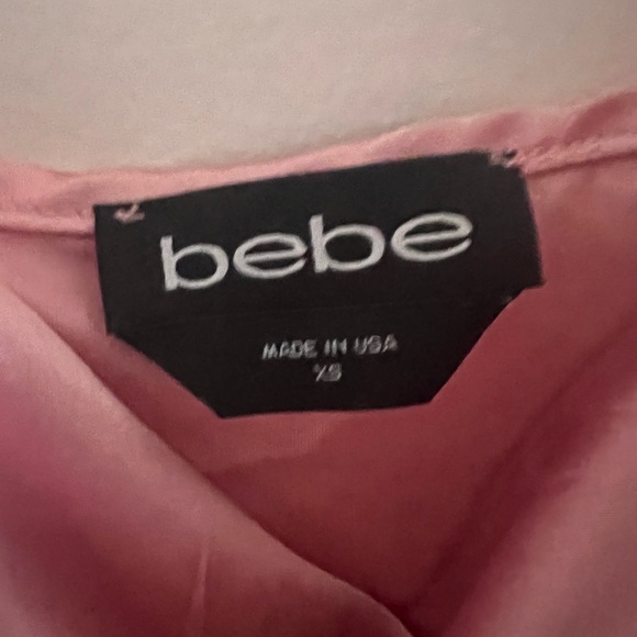 Xs silk slip dress bebe frees s-m best! - Picture 3 of 4